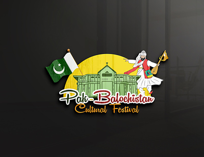 Logo Design For Cultural Festival balochi culture balochi festival cultural logo graphic design illustration logo design