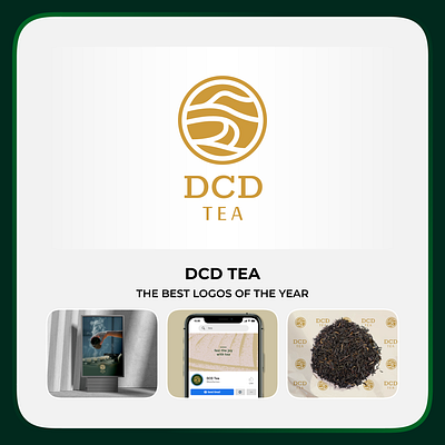 DCD TEA branding graphic design illustration media design typography