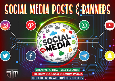 SOCIAL MEDIA POSTS & BANNERS adds banners facebook graphic design instagram pininterest posts snapchat socialmedia telegram twitter whatsapp youtube