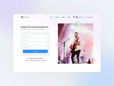 Event Landing Page Design accomu design design system event landing page home page landing page popular product design tailwindcss trend2023 trending ui ui design ui kits ui lib uiux ux ux design visual design website