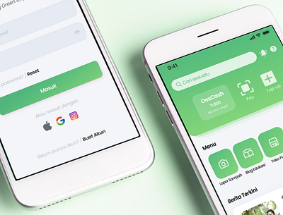 Mobile App : Oesfeming design farming green iphone mobile mobile ui ui ui ux