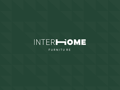 InterHome - Furniture Company Logo brand branding company design furniture gra green logo logotype symbol