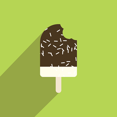 A popsicle graphic design illustration logo vector