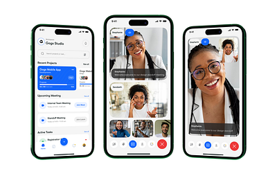 Video Conferencing Experience design ui ui ux uidesign uidesign ux uiux uiux ui uidesign ux