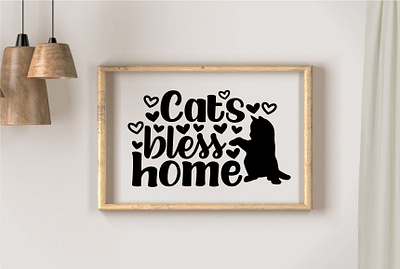 Cats bless home, SVG cat design cat lovers svg cat shirt design cat shirt svg cat svg cat svg design cat t shirt design clipart cut file design graphic design graphic tees merch design svg svg cut file svg design t shirt designer tshirt design typography typography tshirt design