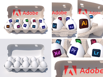 10 Fresh Eggs - Case Study 3d adobe brand branding design digital egg graphic design graphicdesign icon illustration logo package packaging render software