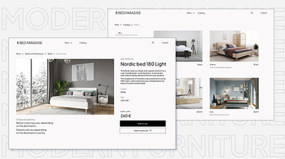 Furniture online shop app branding design ui ux