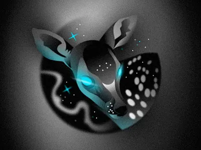Foggy Fawn illustration + animation animation art character graphic design illustration motion graphics stars vector