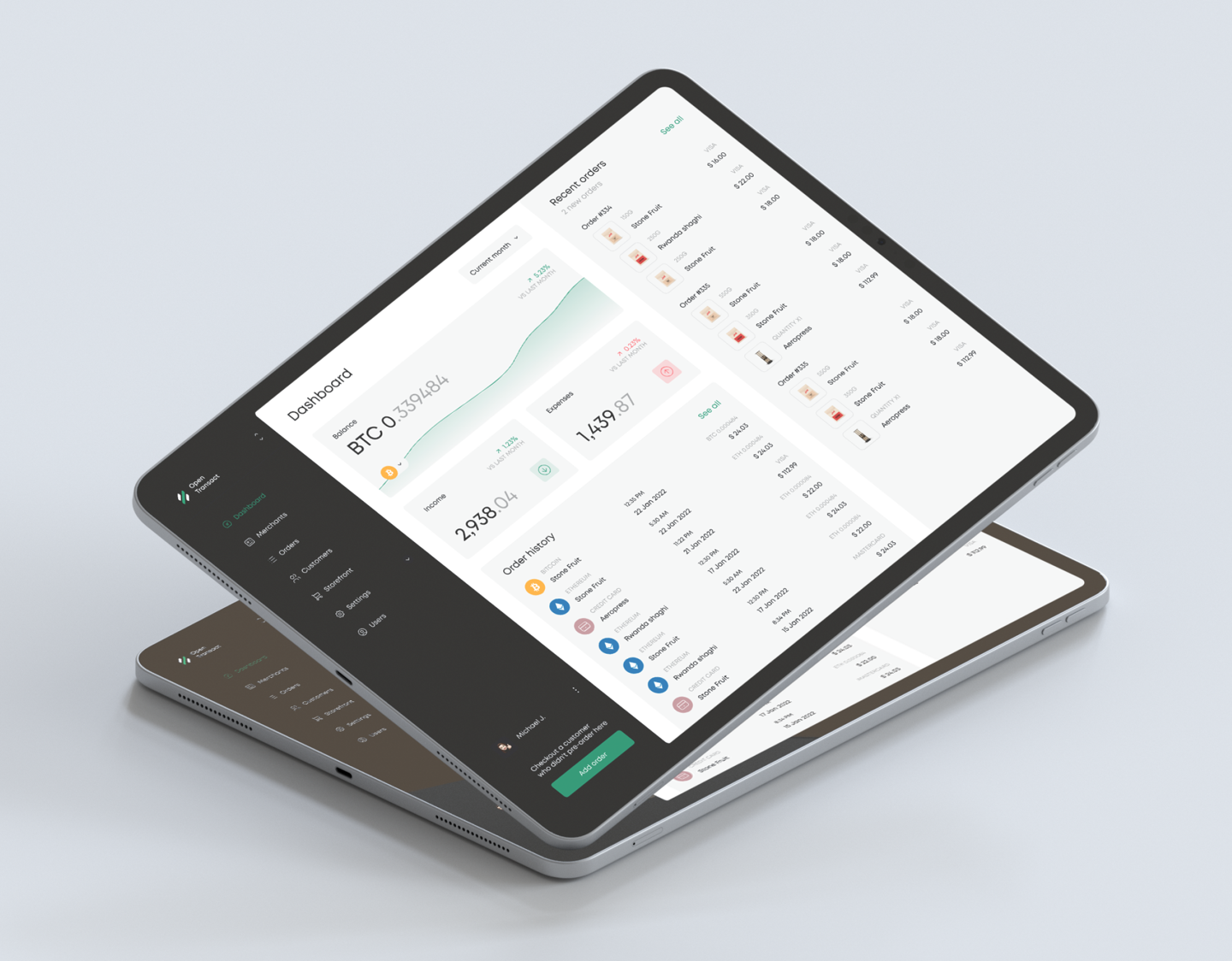 Slipery Moneys e-commerce webapp app dashboard design e commerce saas ui ux webapp