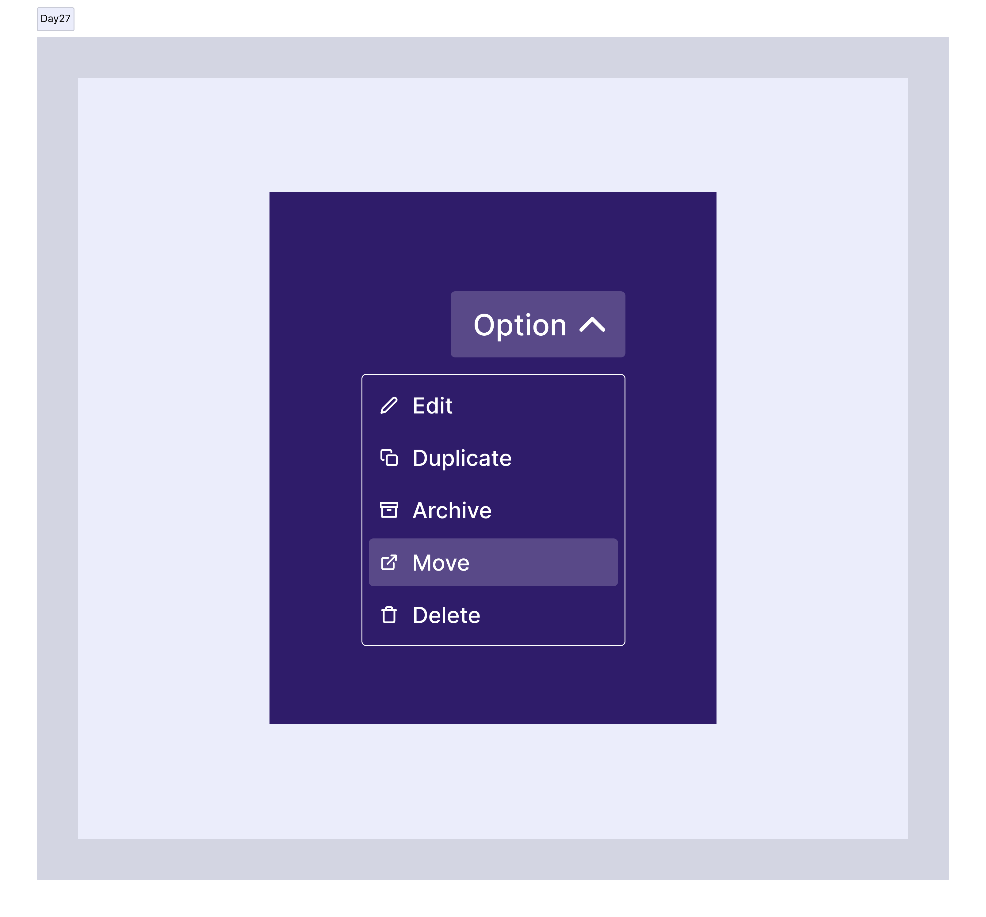 Dropdown Menu design typography ui user interface visual design