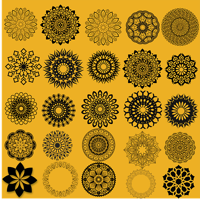 Elegant Islamic Vector Lace Patterns | Premium Vector