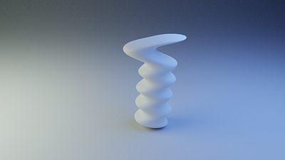 Twist 3d abstract blender deform design space torsion twist