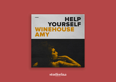 Amy Winehouse - Help yourself Coverart by Studiorina albumcover artwork brand branding cover coverart design graphic design
