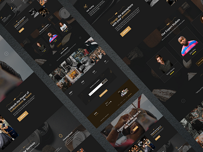 Barb - Networking Site barber landing page redesign ui uiux