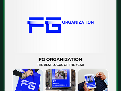 FG Organization branding design graphic design illustration logo media design typography