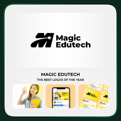 Magic Edutech Platform branding design graphic design logo media design typography