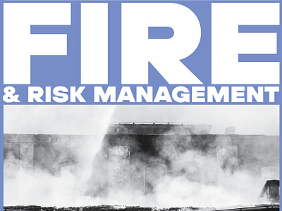 Fire & Risk Management magazine branding design graphic design magazinedesign publishing typography