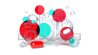Which pill do you choose? 3d branding graphic design