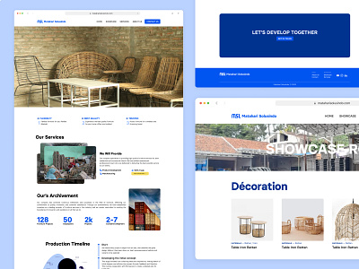 Furniture Company Website 🛋 branding company furniture study case ui ux web design