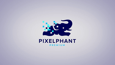 Pixelphant - Logo Animation 2d animation after effects animation logo animation motion design motion graphics