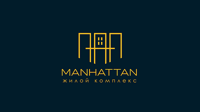 Manhattan - Logo Animation 2d animation after effects animation logo animation motion design motion graphics