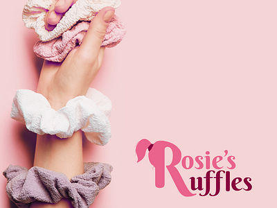 Rosie's Ruffles Branding Campaign advertising branding branding identity graphic design logo logo design nc graphic designer packaging design