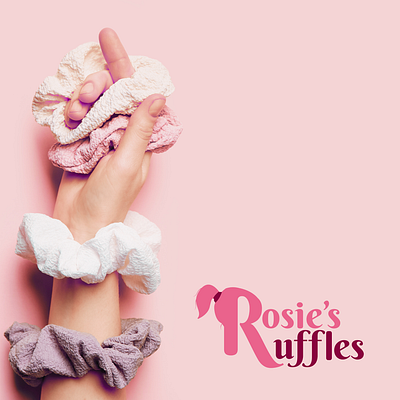 Rosie's Ruffles Branding Campaign advertising branding branding identity graphic design logo logo design nc graphic designer packaging design