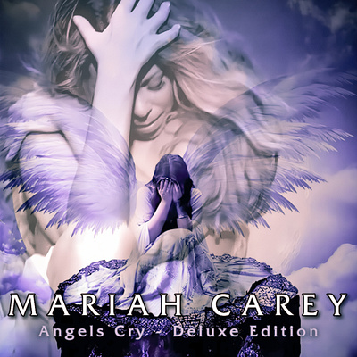 Mariah Carey • Angels Cry - Deluxe Edition album cover design illustration