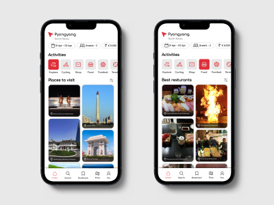 A Travel App adobe xd design figma graphic design illustration ui ux