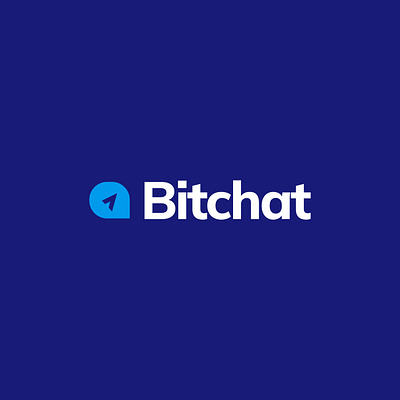 Bitchat logo app branding design graphic design illustration logo typography ui ux vector
