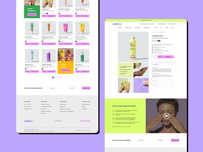 Redesign Skincare Website app branding cart design design system logo product purple redesign skincare ui ux