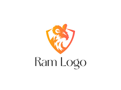 Brand logo design brandmark design logo logodesign ram ramlogo vector