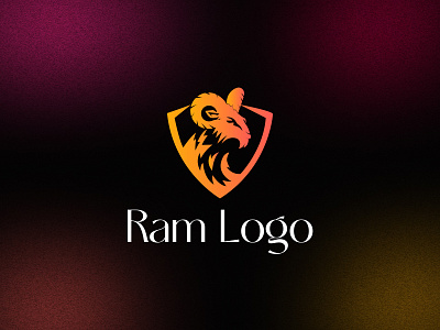 Logo design branding graphic design illustration logo logodesign ram ramillustration ramlogo vector