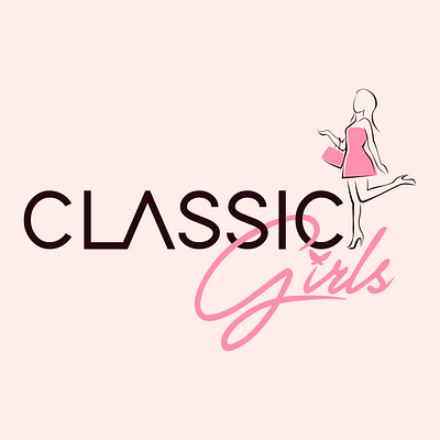 Classic Girls branding graphic design logo