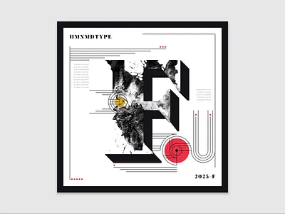 36 Days of Type | F (2023) 36days f 36daysoftype 36daysoftype10 design experimental experiments graphicdesign illustration type typography