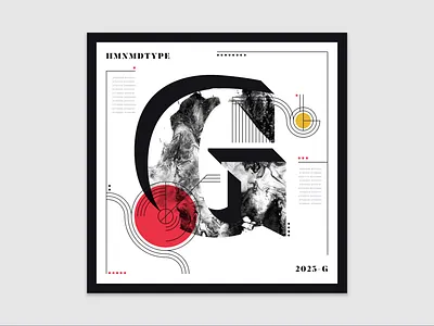 36 Days of Type | G (2023) 36day g 36daysoftype 36daysogtype10 design experimental experiments g graphicdesign illustration type typography