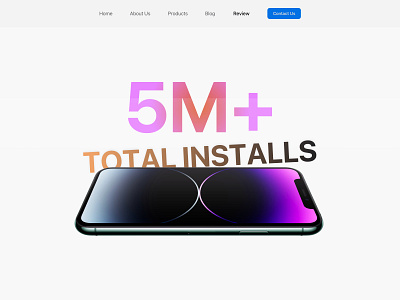 App Preview Website Landing page Design🔥🤟🏻 adobe app branding design flat howardpinsky illustration landingpage logo minimal mobile totaldownload ui ux vector websits