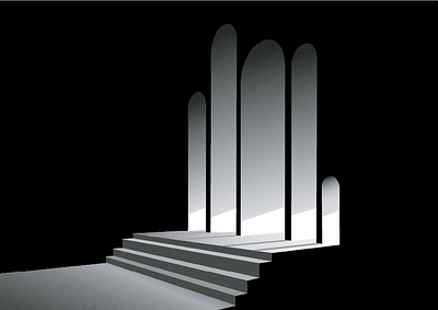 Atardecer en B/N architechture arquitectura blackandwhite blancoynegro bn design illustration illustrator ilustración lucesysombras minimal shadows sombras