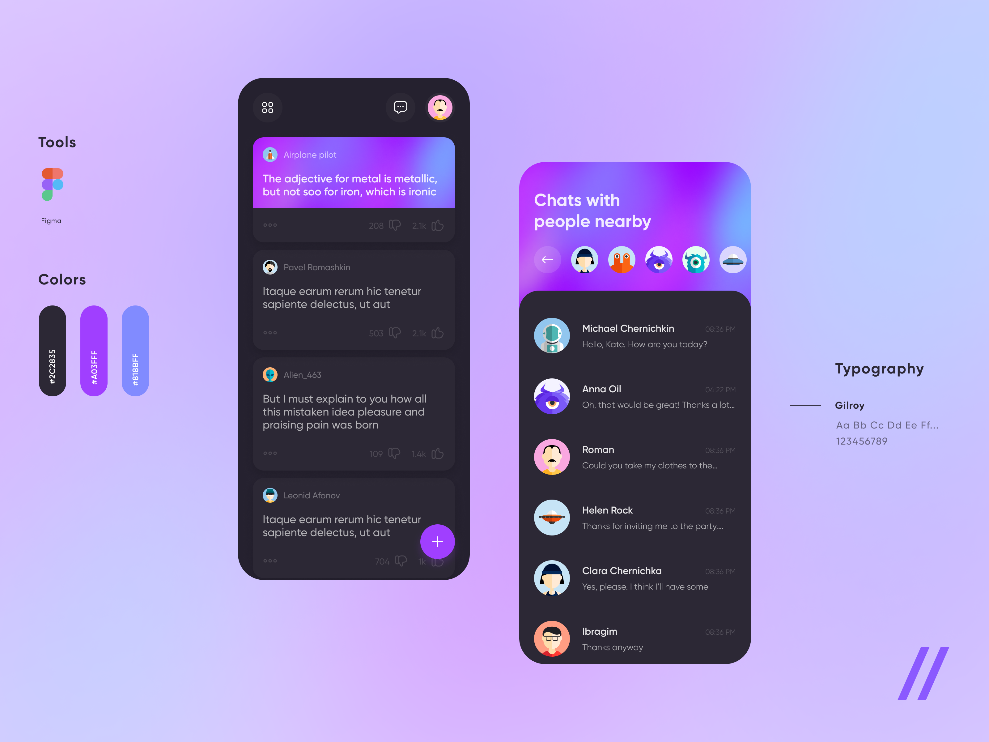 Discussion App by Purrweb UI/UX Agency on Dribbble