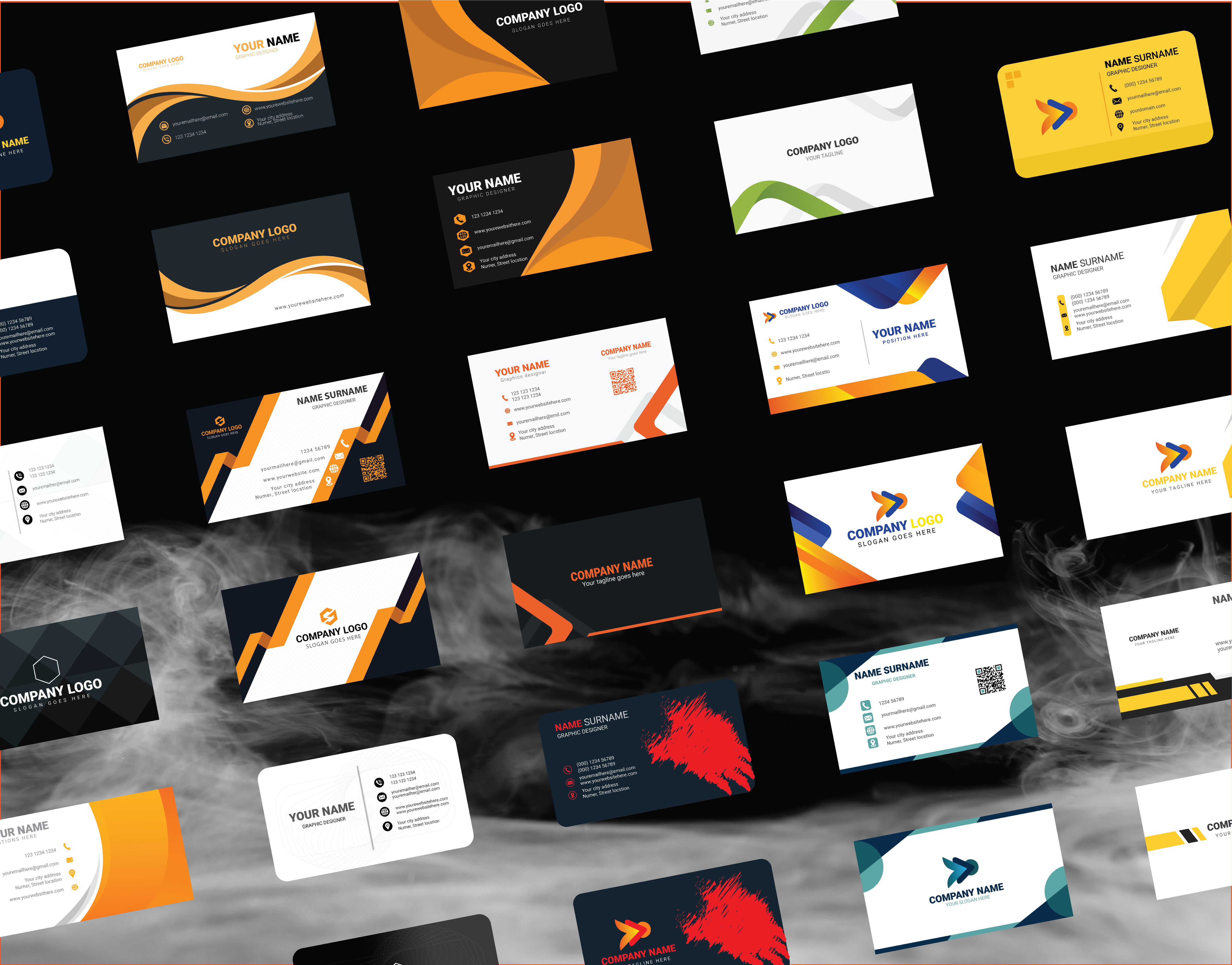 Modern and clean business card template design branding business card card communication creative creative card graphic design graphics identity information logo print simple template vector visiting card visiting card design