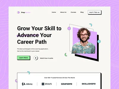 Course Landing Page bootcamp career course education learning mentors teaching