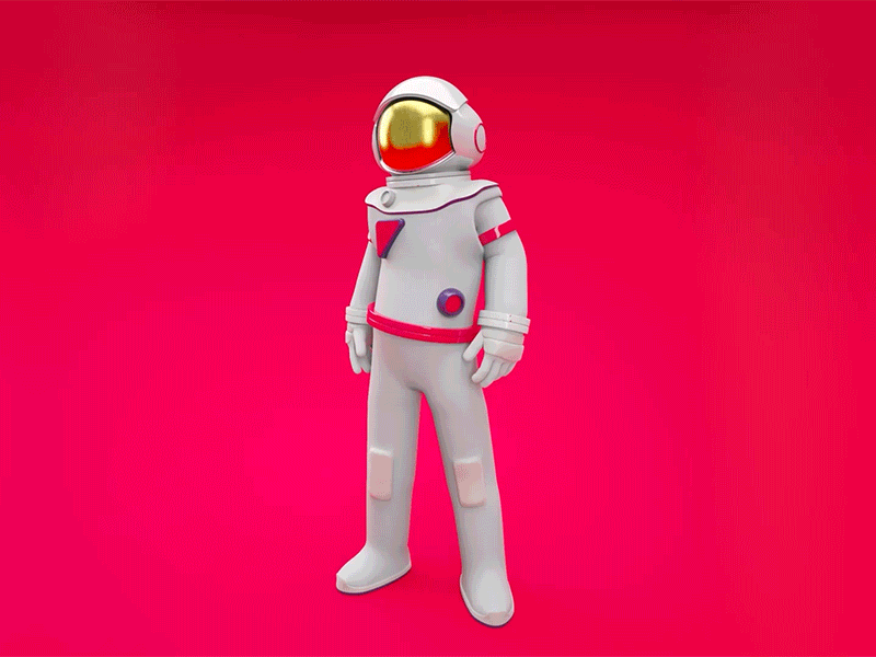 Deckard977 - 3D avatar #4 3d 3d art astronaut c4d character animation character design cinema 4d deckard977 mauro mason motion design motion graphics