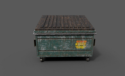 Dumpster (Props Modeling) 3d 3d product modeling 3d props modeling 3d rebdering animation design graphic design illustration