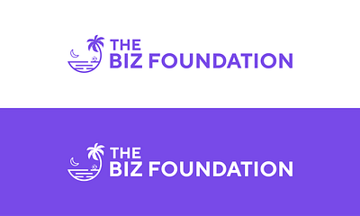 The Biz Foundation logo app branding community logo design foundation logo fund rising logo graphic design illustration logo typography ui ux vector