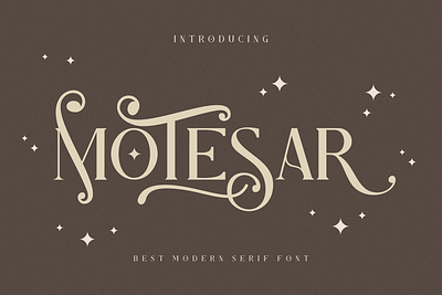 Motesar Font branding clean font design display font fashion font font graphic design handwritten illustration invitation font logo logo font modern font serif font vector