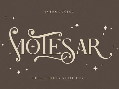 Motesar Font branding clean font design display font fashion font font graphic design handwritten illustration invitation font logo logo font modern font serif font vector