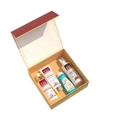 Gift Box For Beauty Product 3D Rendering & Modeling For Ecommerc 3d 3d product modeling 3d props modeling 3d rendering design