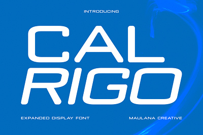 Calrigo Expanded Display Font animation branding design font fonts graphic design illustration logo nostalgic