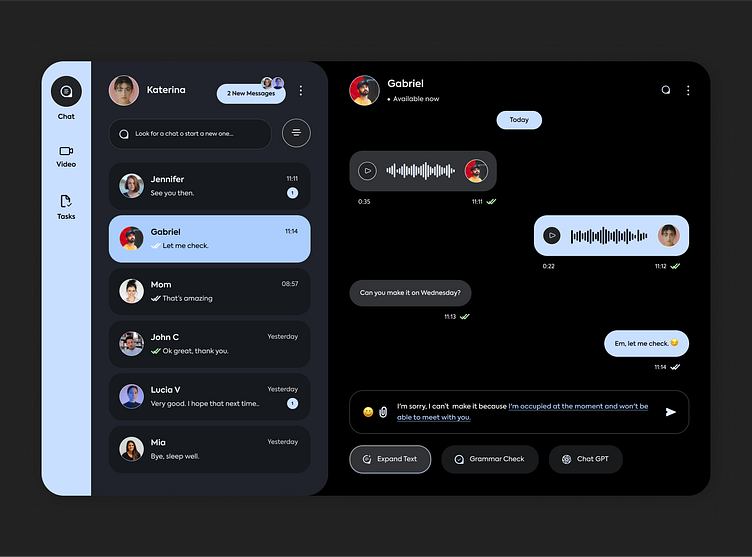 Chat Web App | AI Tools UI Concept by Valentina Sarris on Dribbble