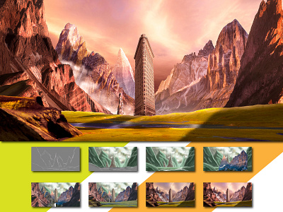 Hostile World - as designed 3d digital digital art illustration matte painting mattepainting photoshop